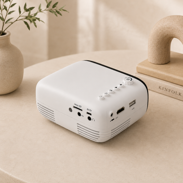 Portable Mini LED Projector – Home Cinema for Bedroom & Outdoor