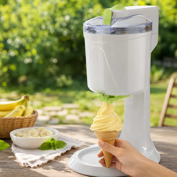 Electric Ice Cream Maker – Homemade Soft Serve & Frozen Dessert Machine