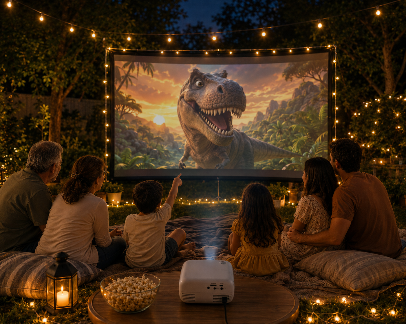 Portable Mini LED Projector – Home Cinema for Bedroom & Outdoor