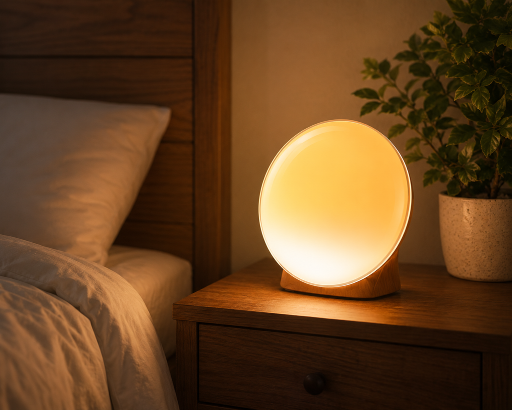 Smart Version APP Controlled WIFI 7 Color Changing Digital Wake Up Light